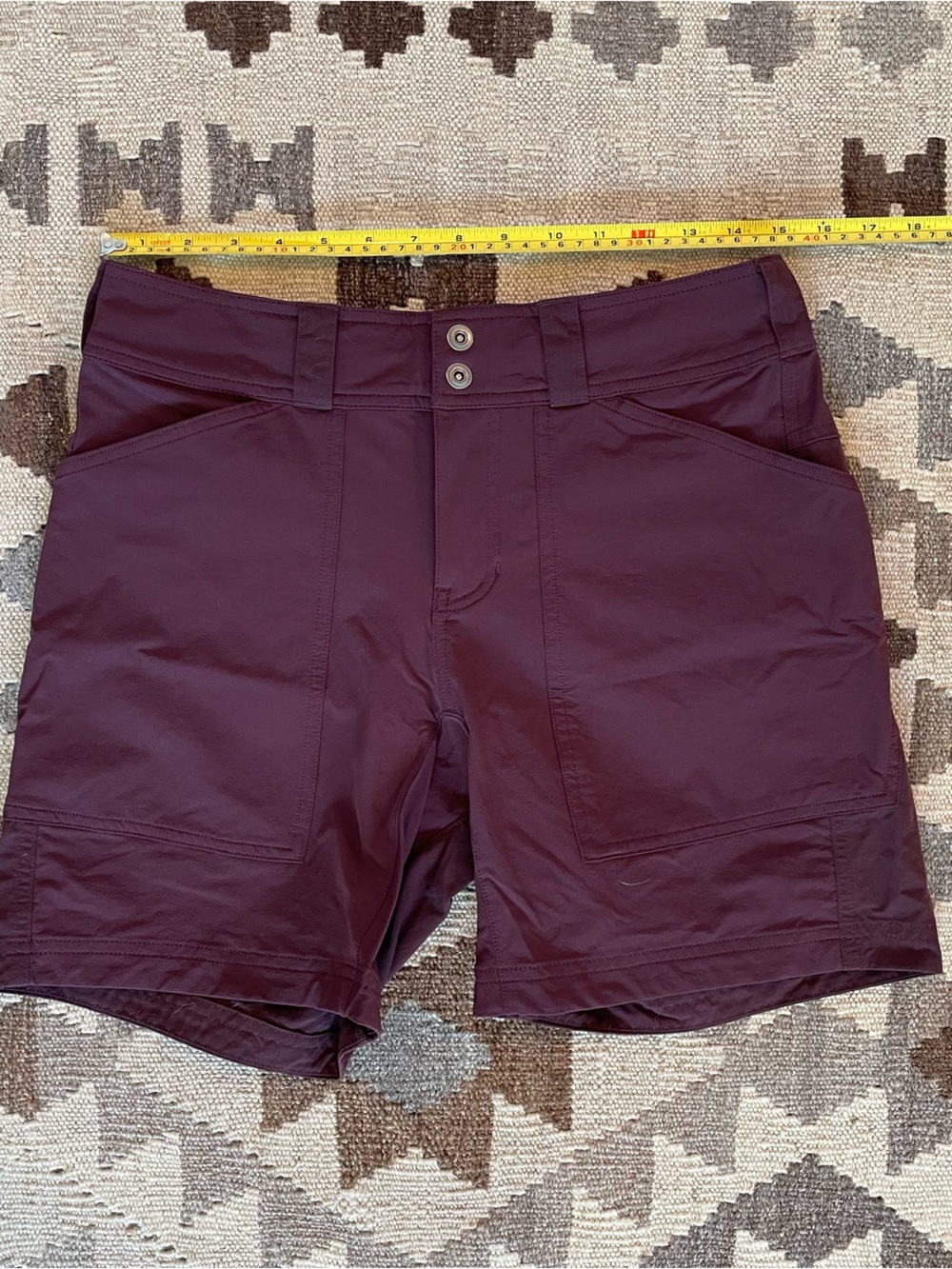REI Screeline maroon shorts